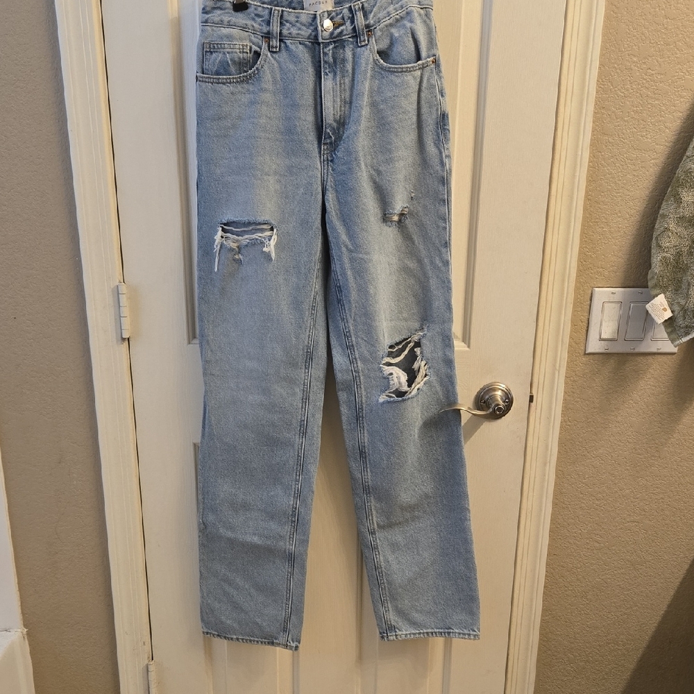 PacSun 90s Boyfriend Distressed Light Blue Women's Jeans Sz 26